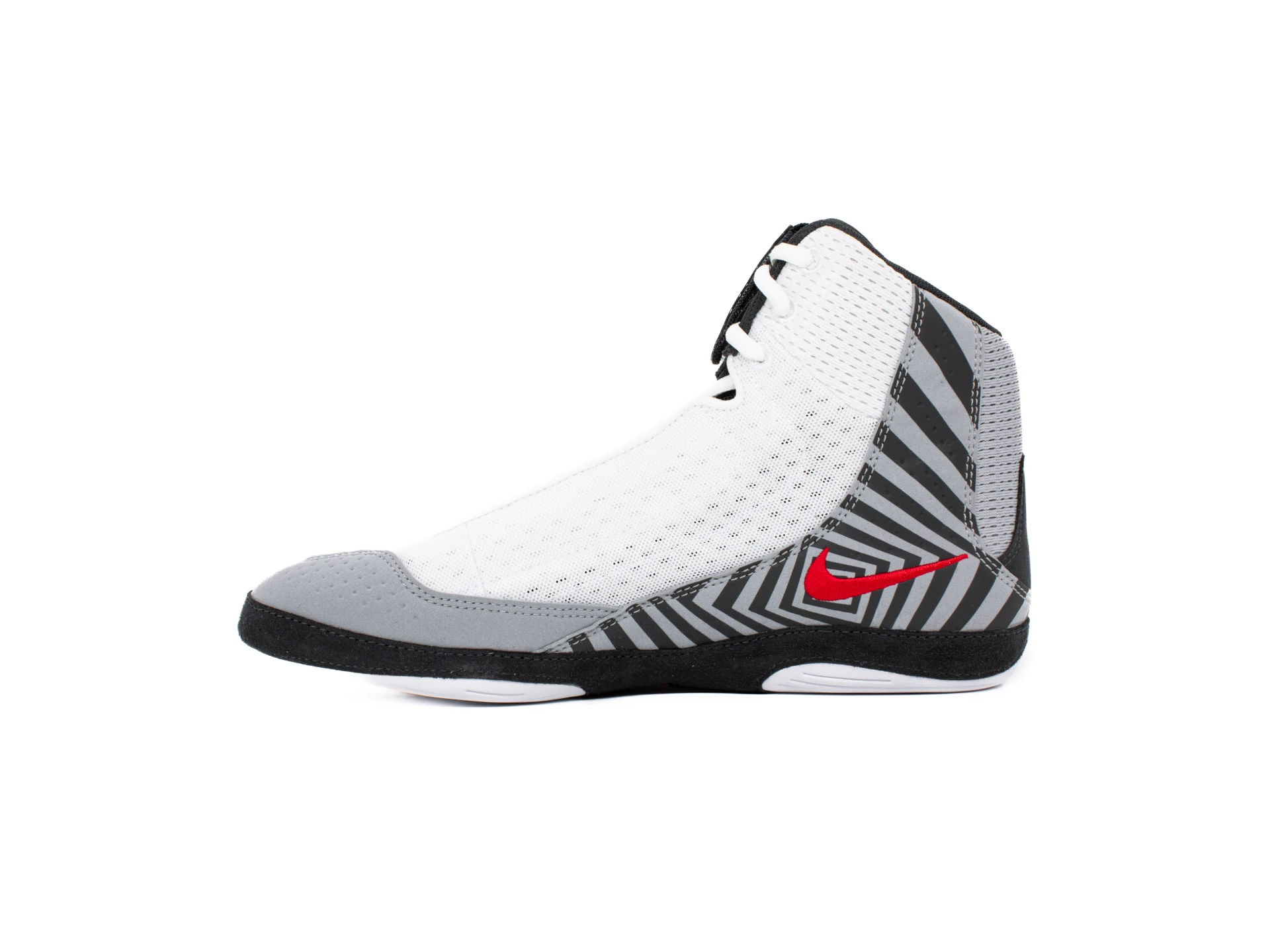 NIKE Inflict 4 SE Wrestling shoes – EU 40/US 7, white/university red-wolf grey-anthracite