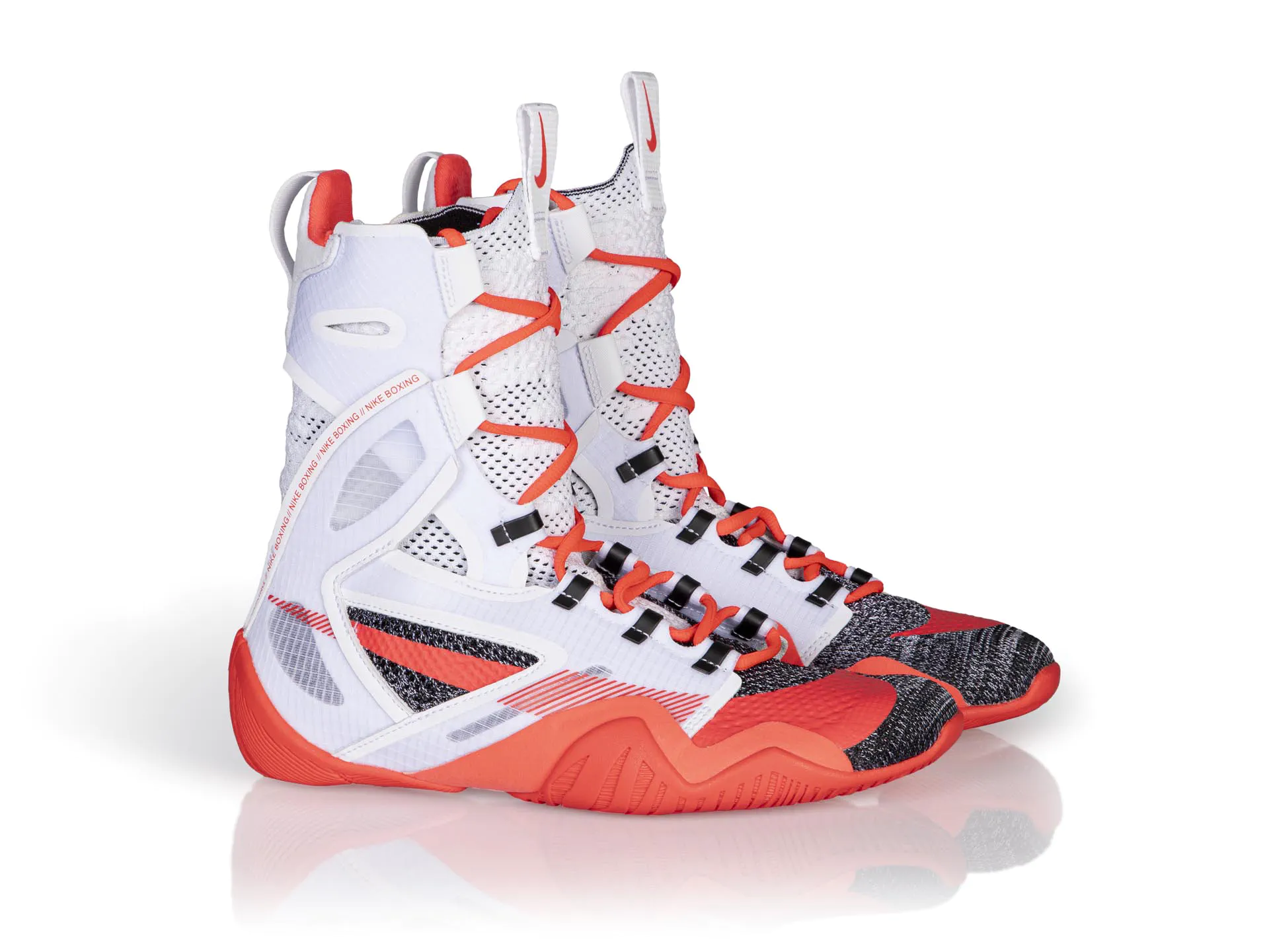 NIKE HyperKO 2 Boxing boots – EU 40/US 7, white/bright crimson NIKE HyperKO 2 Boxing boots – EU 40/US 7, white/bright crimson