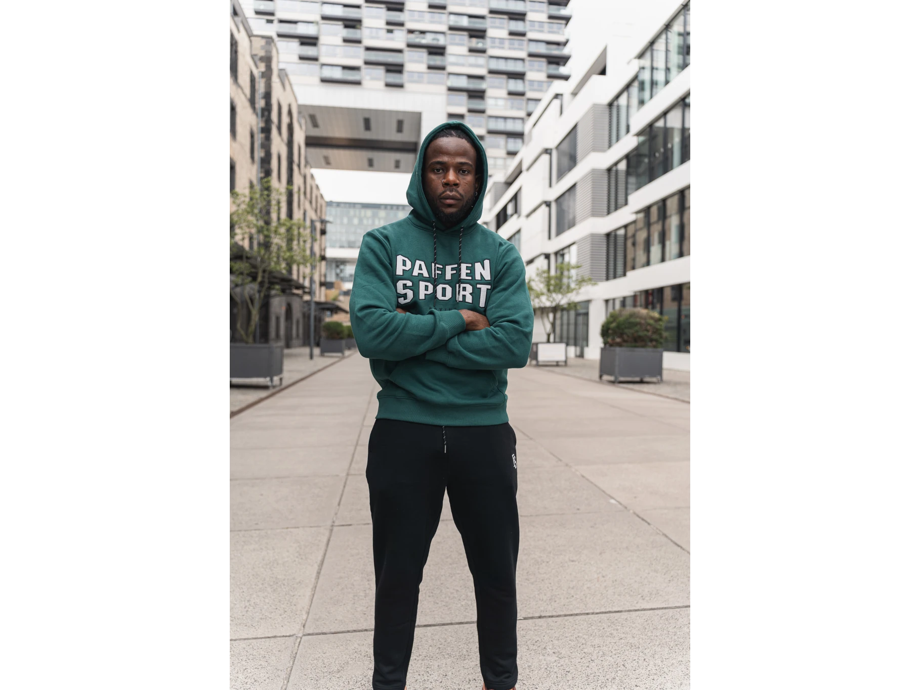«PERFORMANCE» Hoodie – L, green