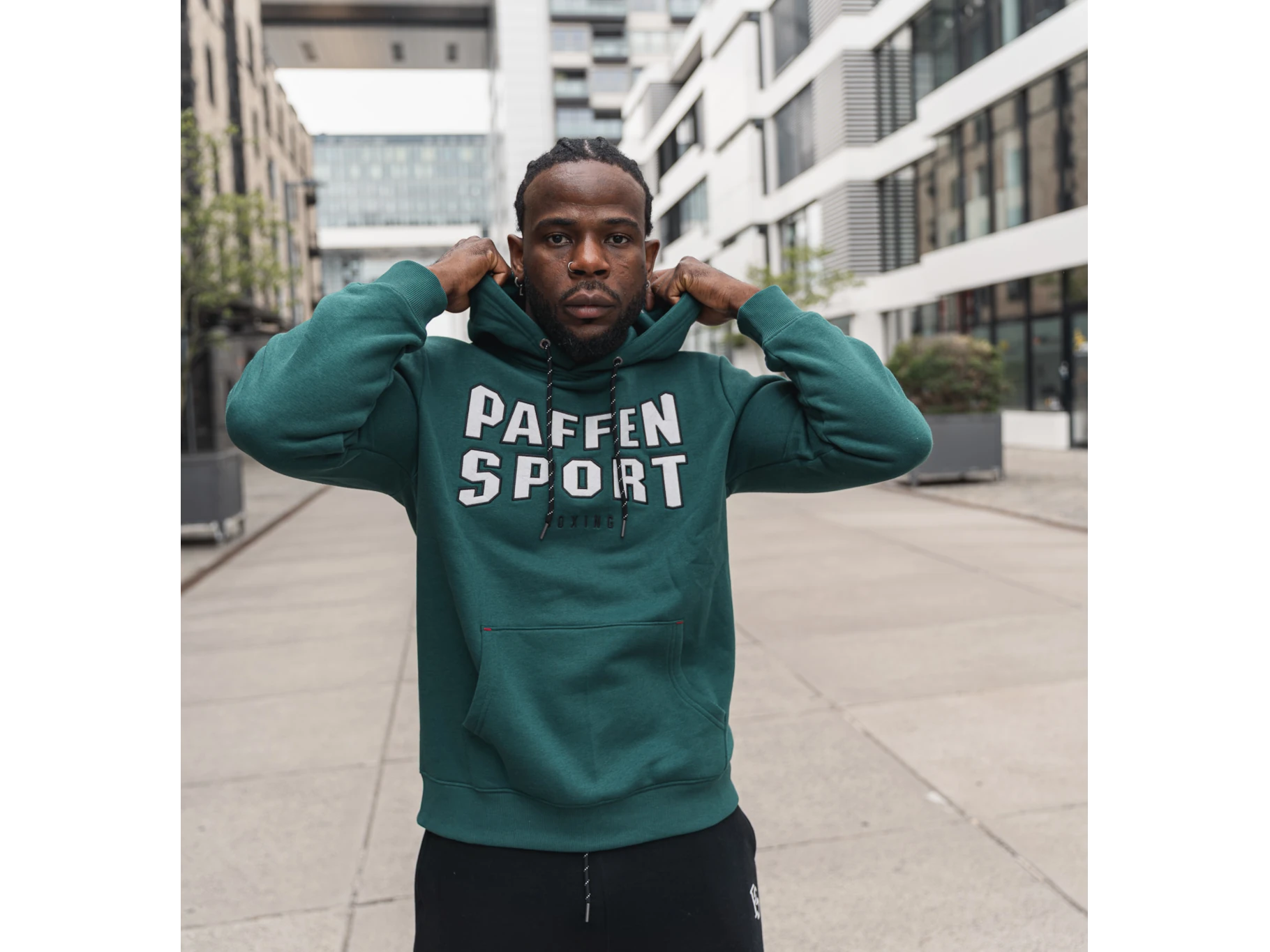 «PERFORMANCE» Hoodie – L, green
