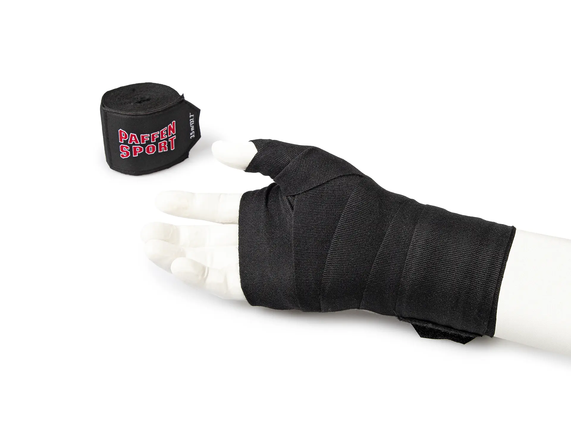 «ALLROUND» Boxbandagen, elastisch 3,5m, nach IBA/DBV-Norm – schwarz