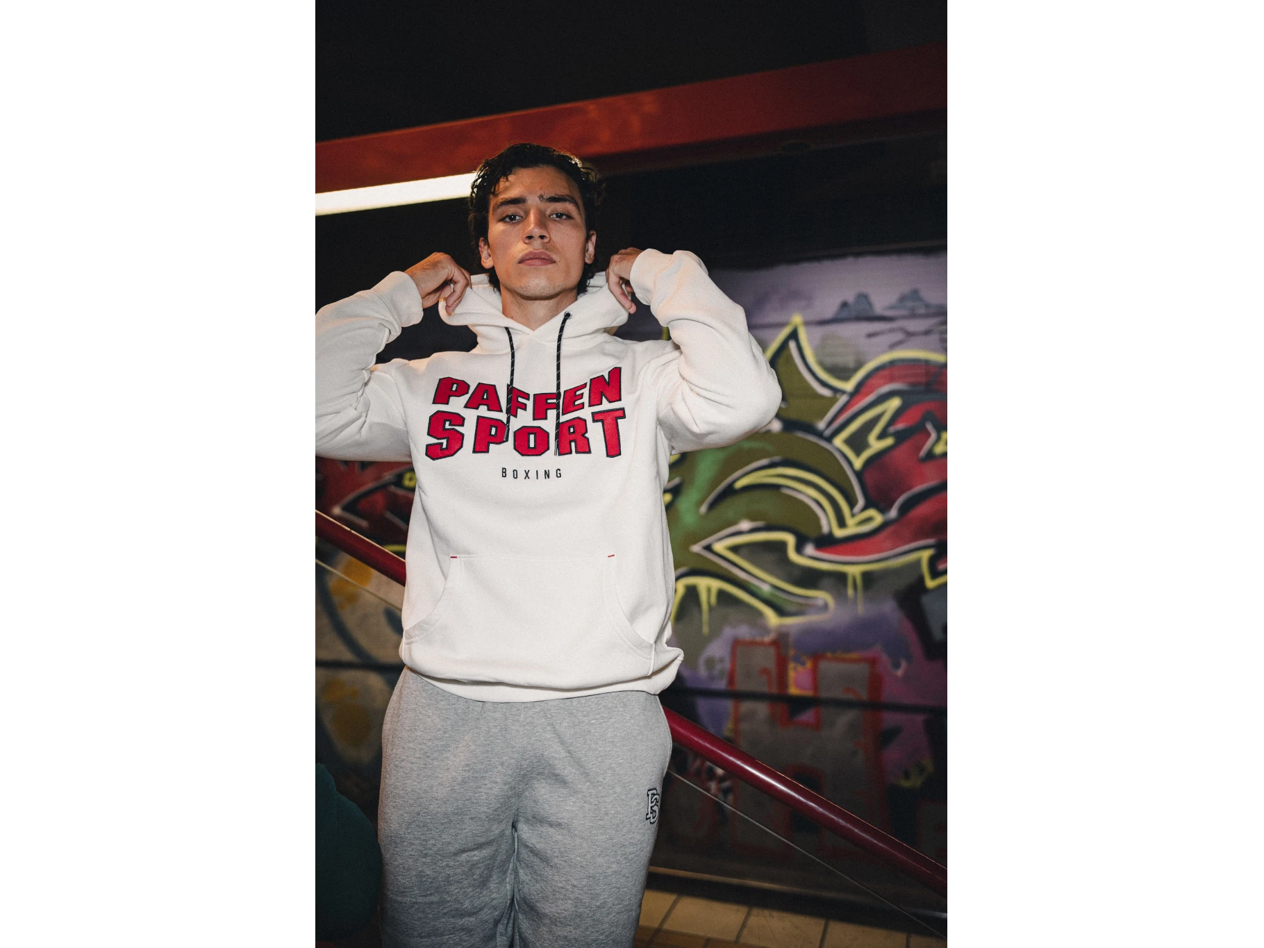«PERFORMANCE» Hoodie – XL, weiß