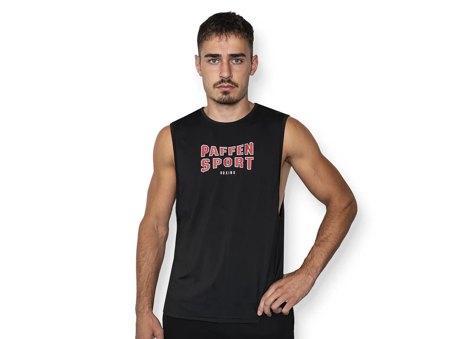 «LOGO» Muscle Tank Dry – L, schwarz