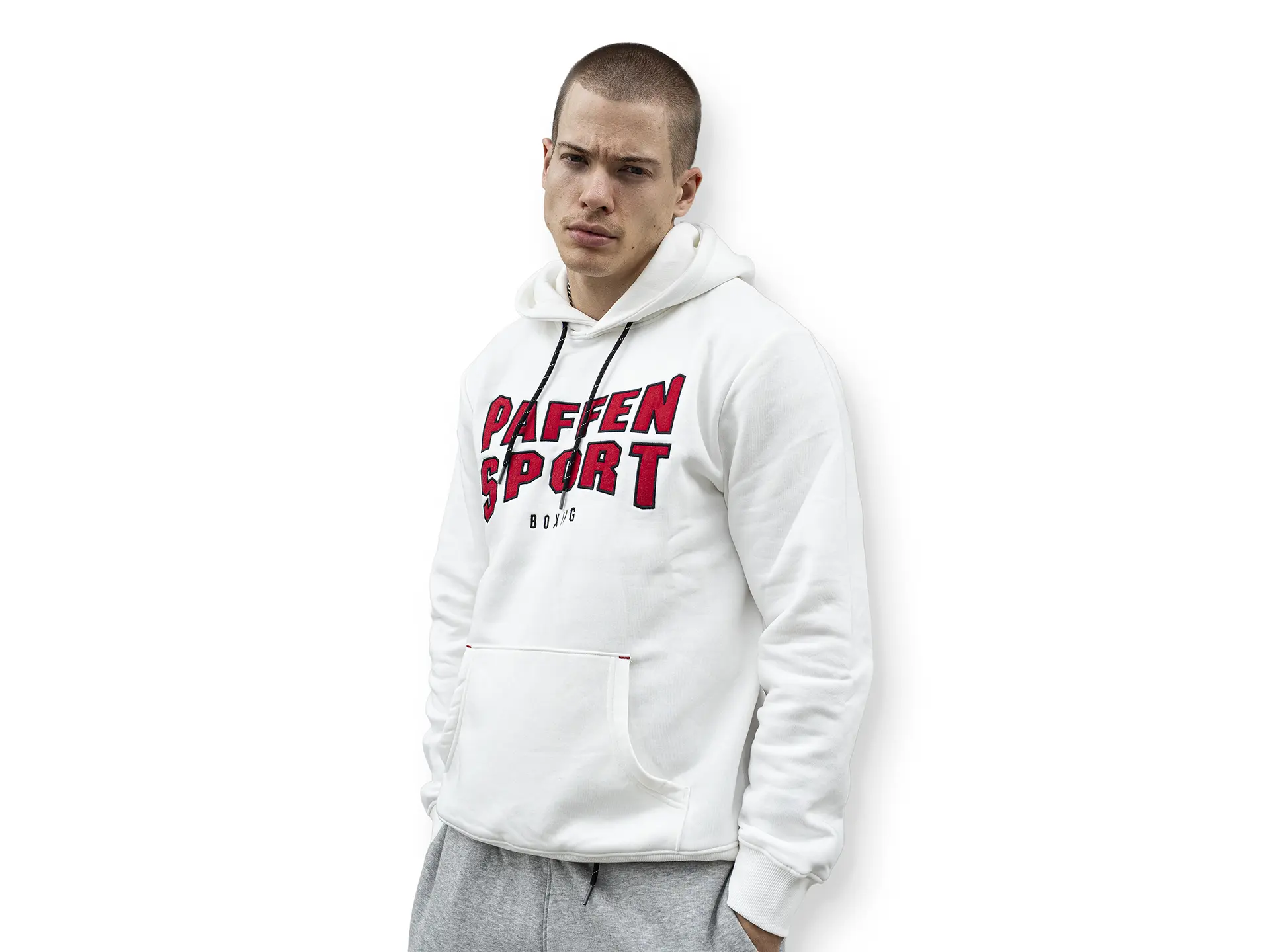 «PERFORMANCE» Hoodie – XL, weiß