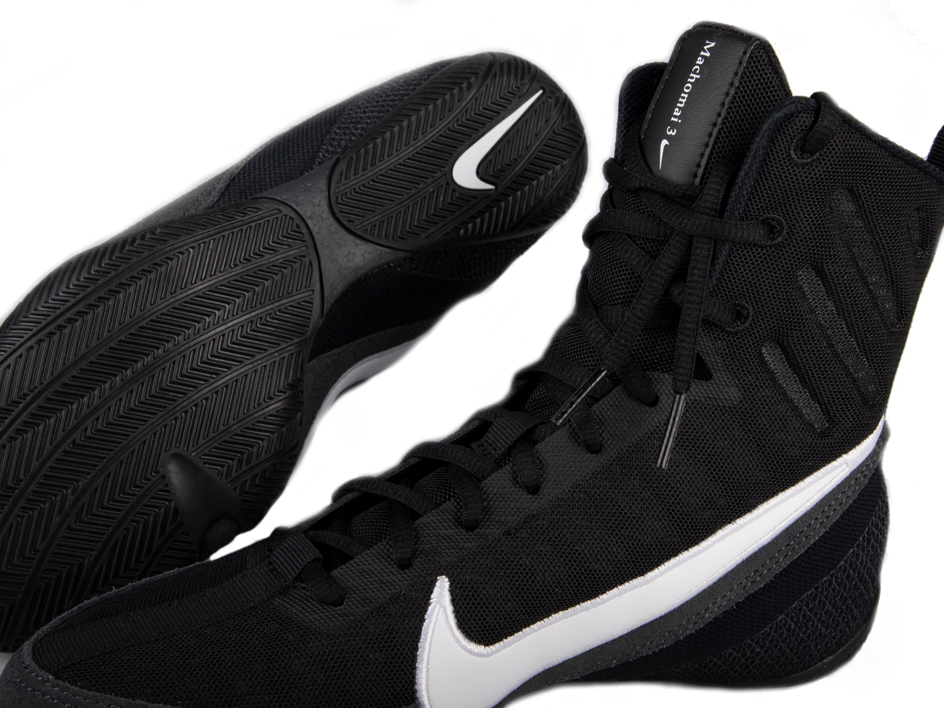 NIKE Machomai 3 Boxing boots – EU 38.5/US 6, black/white | black NIKE Machomai 3 Boxing boots – EU 38.5/US 6, black/white | black