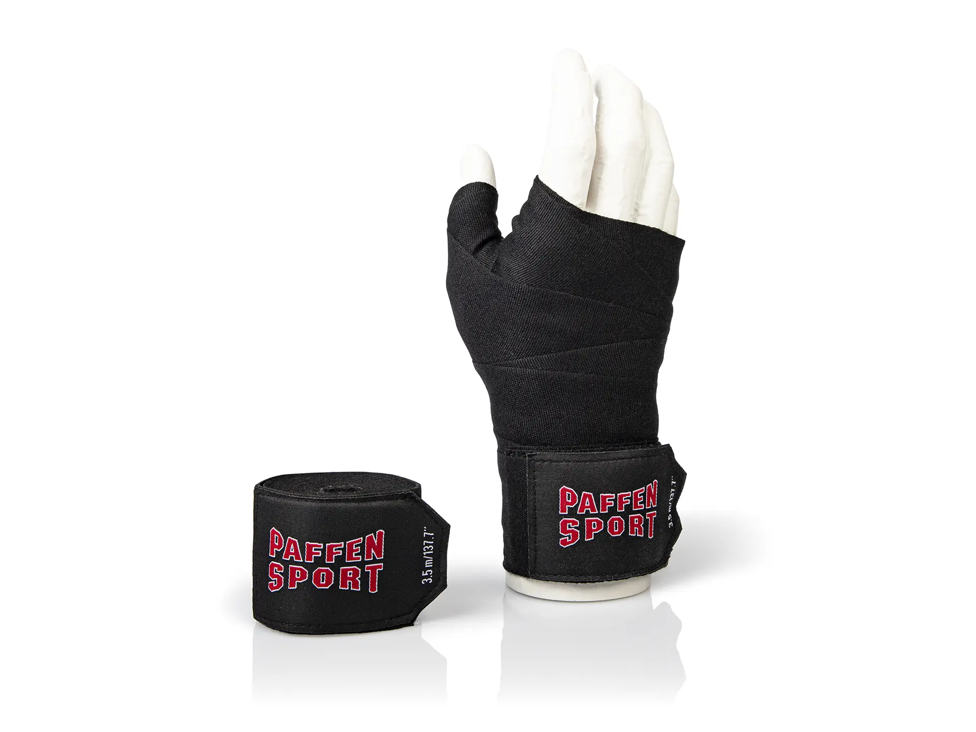 «ALLROUND» Boxbandagen, elastisch 3,5m, nach IBA/DBV-Norm – schwarz