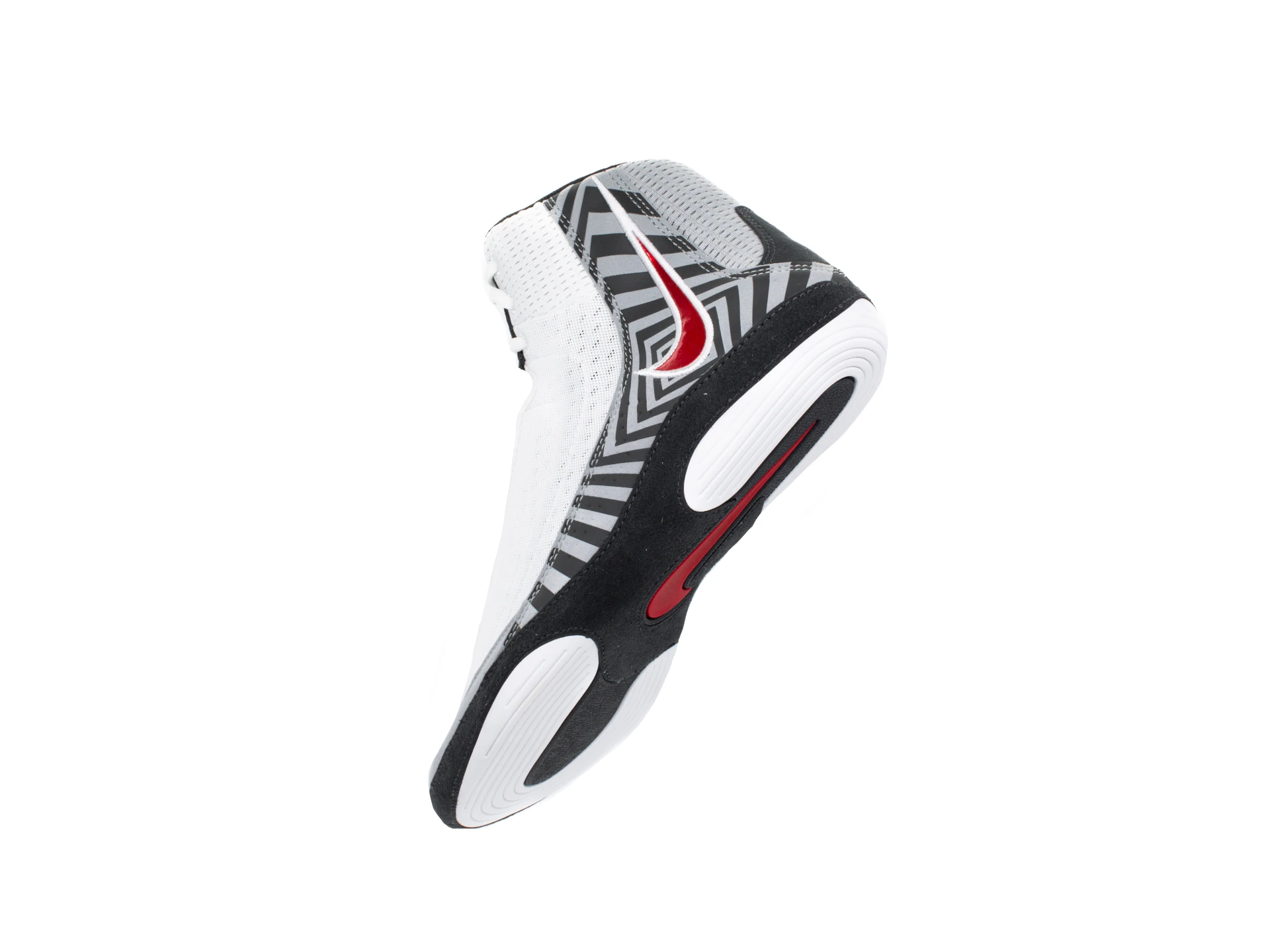 NIKE Inflict 4 SE Wrestling shoes – EU 40/US 7, white/university red-wolf grey-anthracite